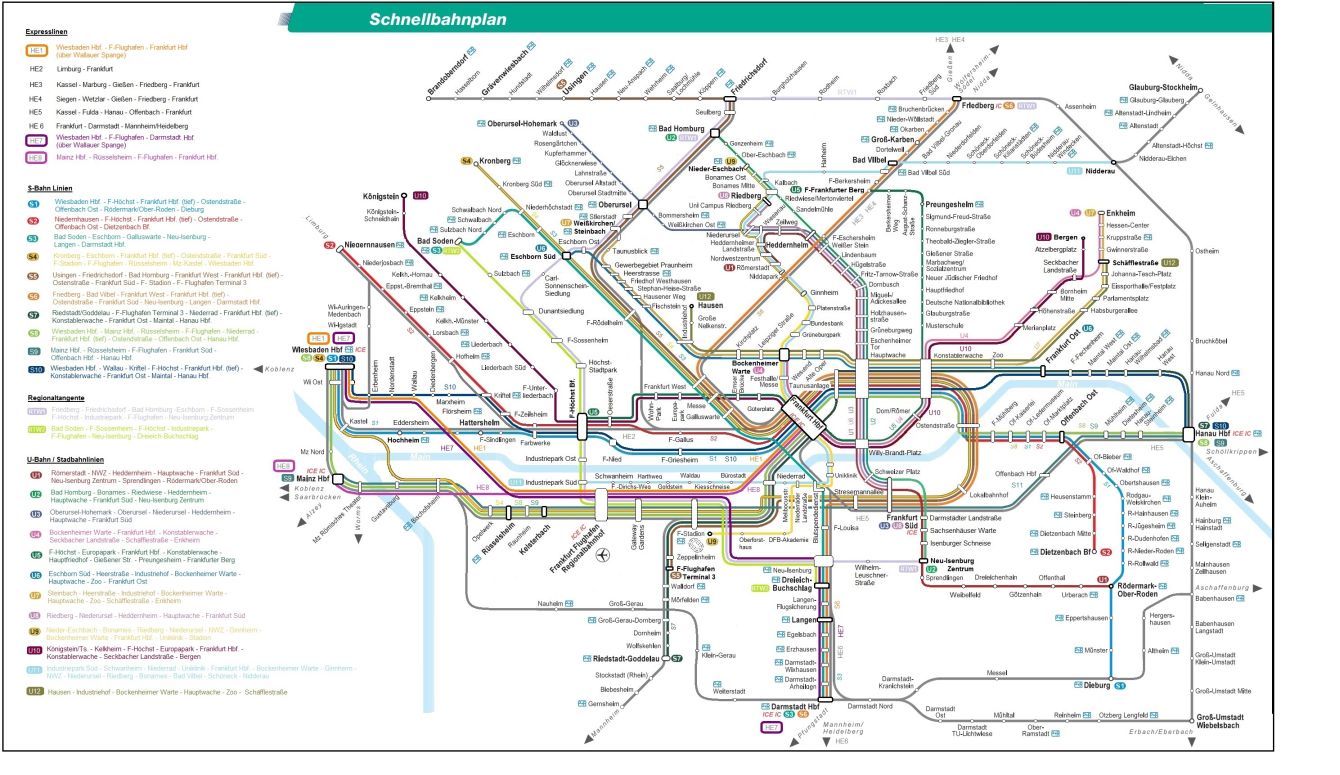 RMV Schnellbahnplan (m)eine Vision Verkehrspolitik